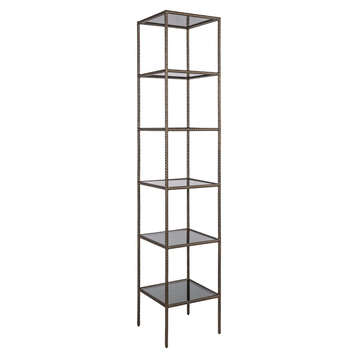 Richmond Interiors Living Display cabinet Sheridon gold House of Isabella UK