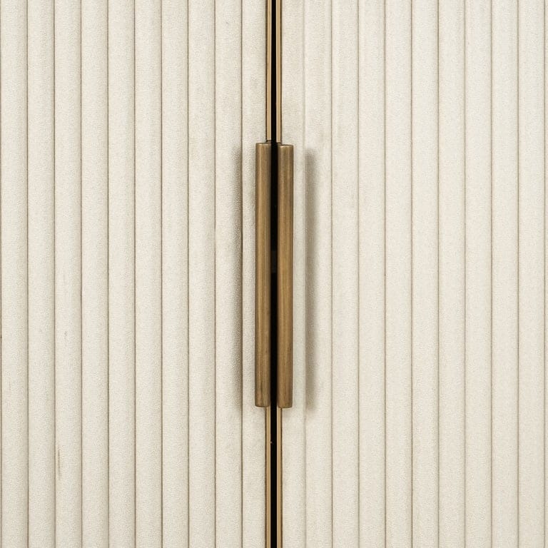 Display cabinet Tivoli 2-doors 3 open shelves (White).