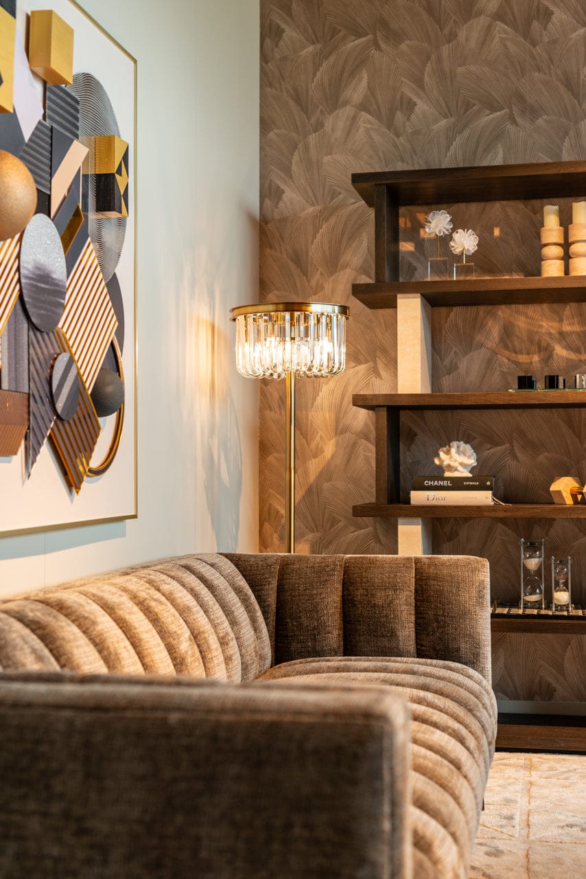 Richmond Interiors Living Display cabinet Waldorf brown House of Isabella UK