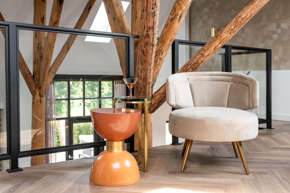 Richmond Interiors Living Easy chair Hazel khaki velvet fire retardant House of Isabella UK