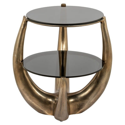 Richmond Interiors Living End table Aida (Gold) House of Isabella UK