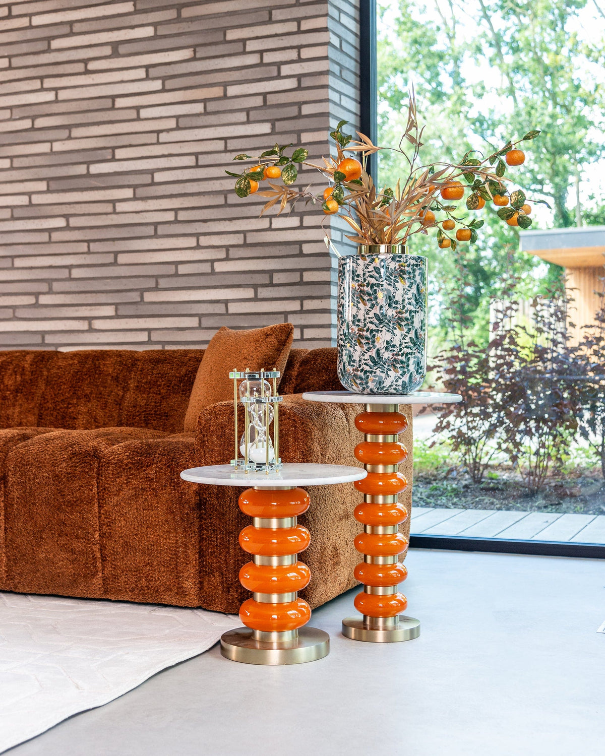 Richmond Interiors Living End table Barbara orange House of Isabella UK