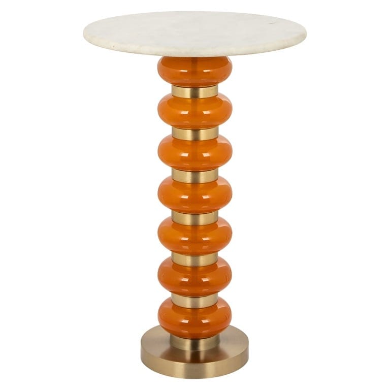 End table Barbara orange.