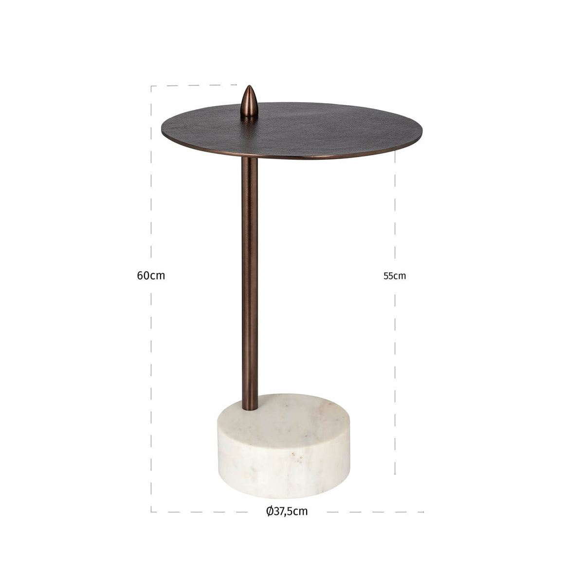 Richmond Interiors Living End table Barron bronze House of Isabella UK