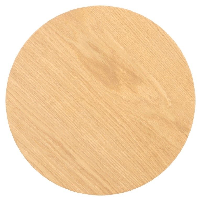 End table Belfort 50Ø (Natural oak).