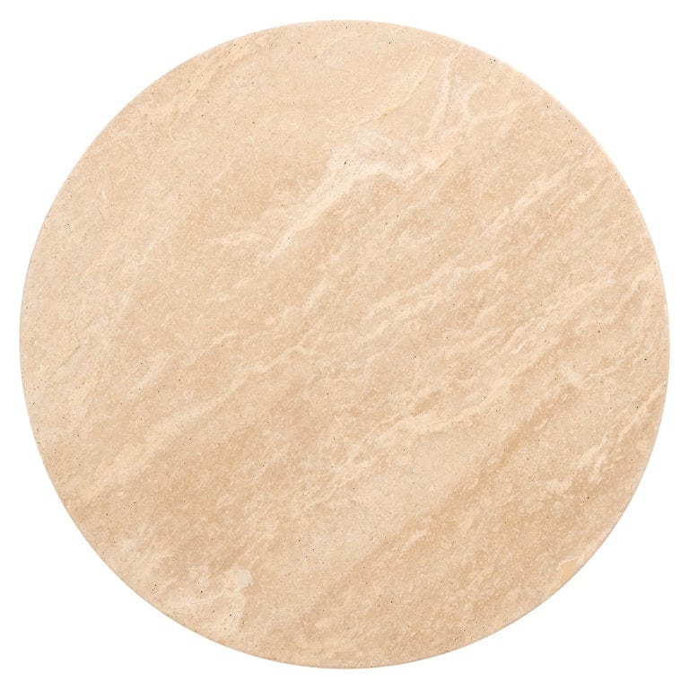 Richmond Interiors Living End table Biltmore italian travertine (Beige) House of Isabella UK