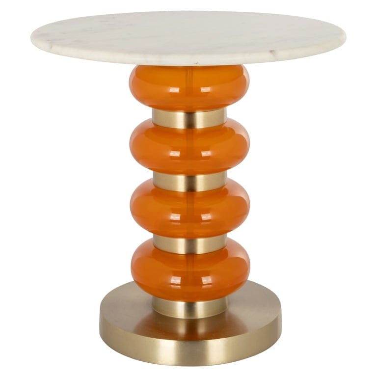 End table Boann orange.