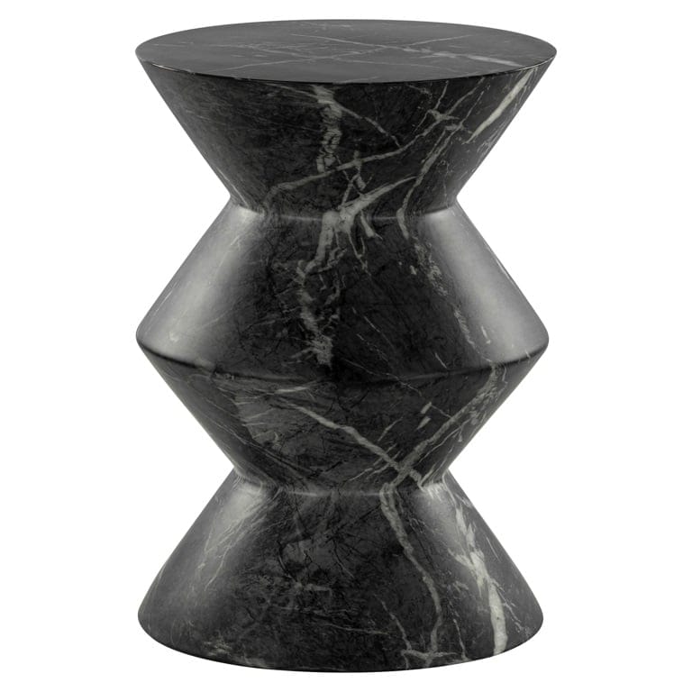 End table Bosco faux black marble (Black).