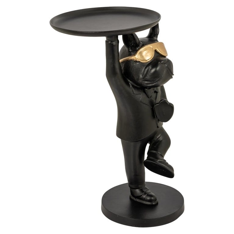 End table Bullie (Black/gold).