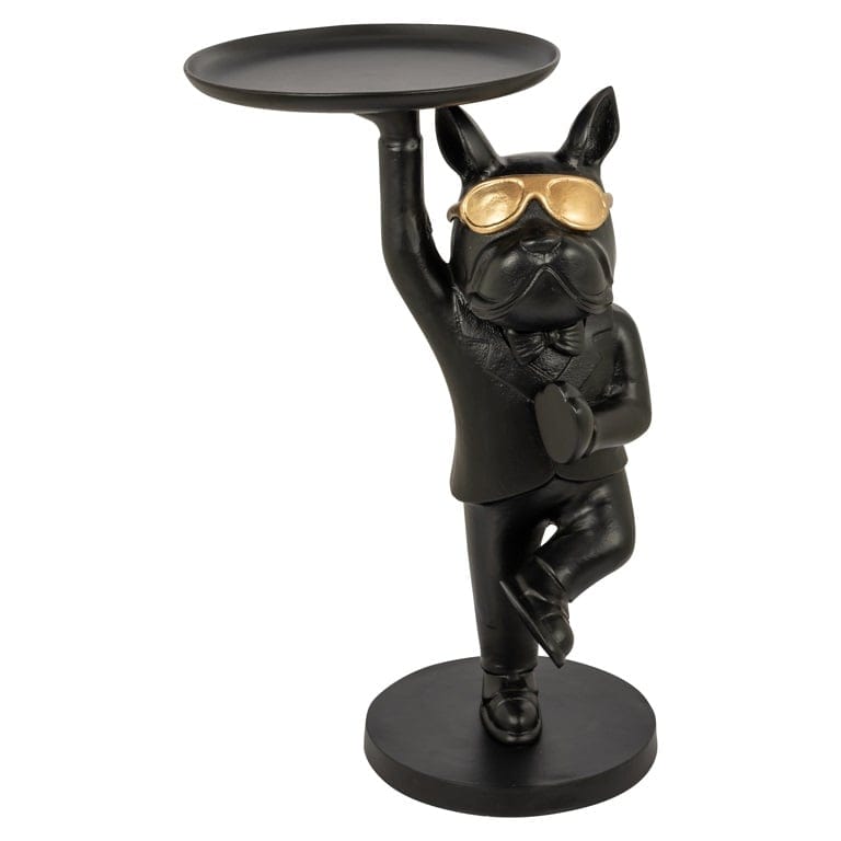 End table Bullie (Black/gold).