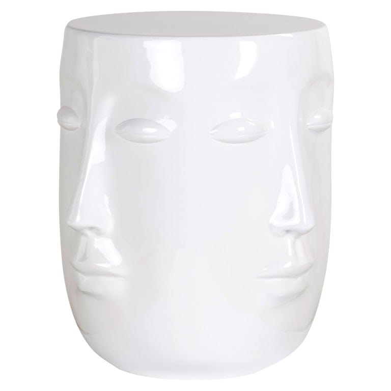 End table Christy white.