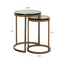 Richmond Interiors Living End table Cleo gold (Set of 2) House of Isabella UK