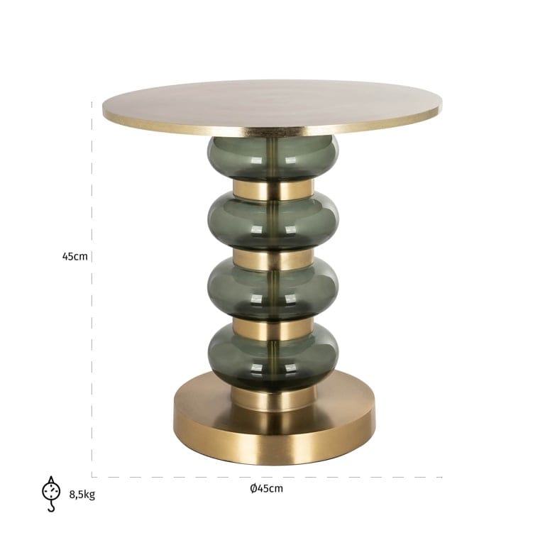 End table Dalina green.