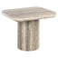 Richmond Interiors Living End table Denizly grey faux travertine House of Isabella UK