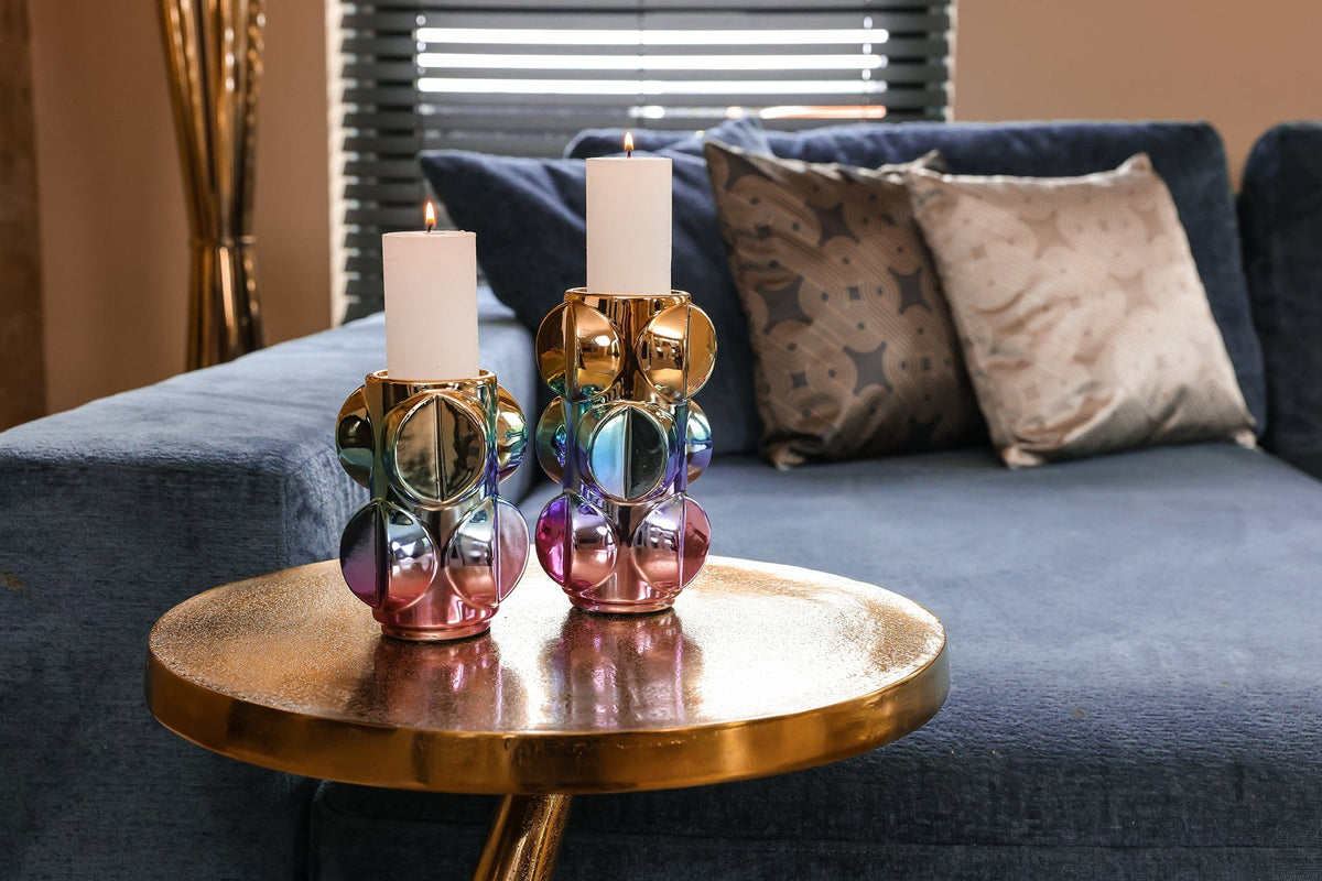 Richmond Interiors Living End table Dolphin (Gold) House of Isabella UK