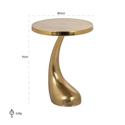 Richmond Interiors Living End table Dolphin (Gold) House of Isabella UK