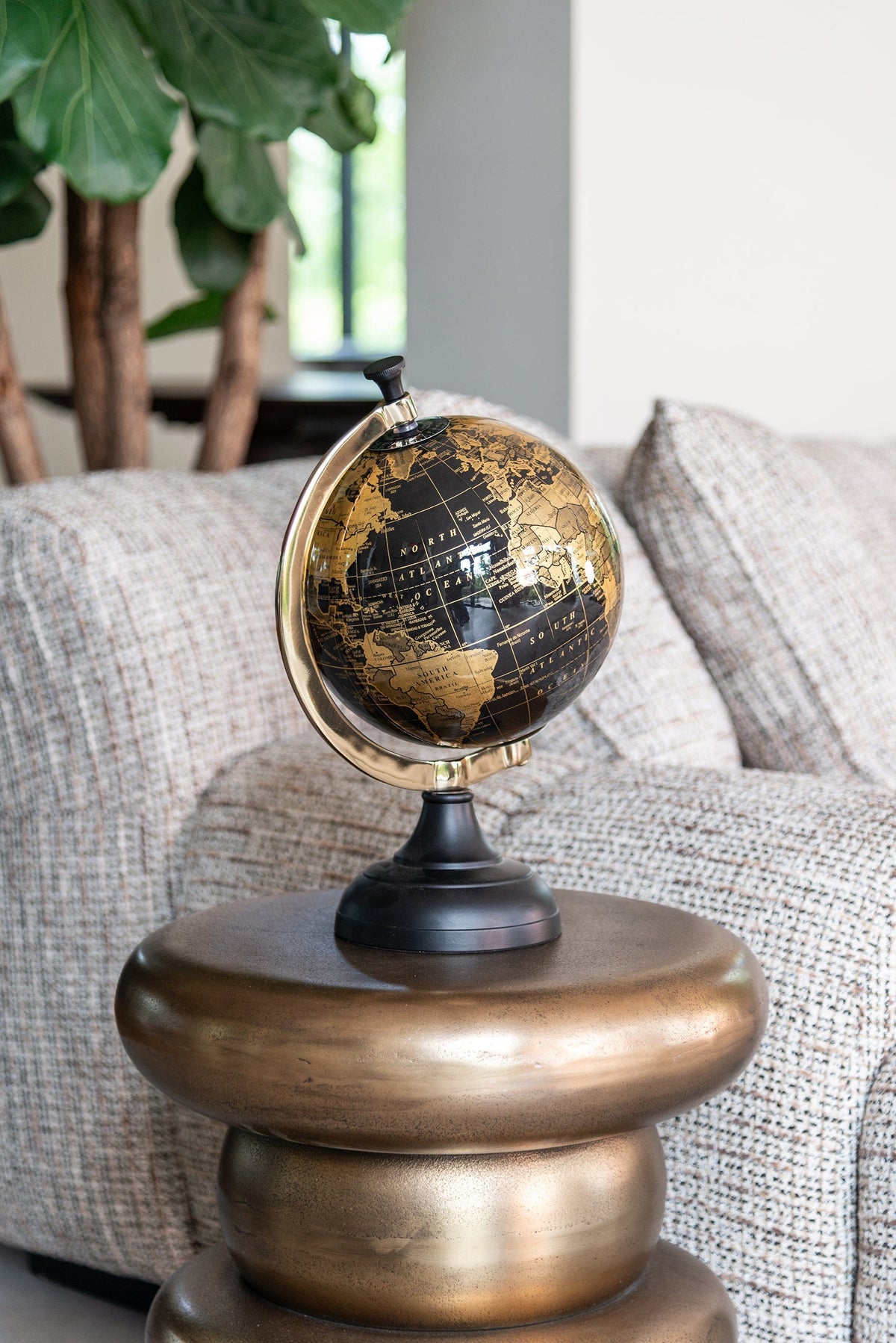 Richmond Interiors Living End table Ela (Gold) House of Isabella UK