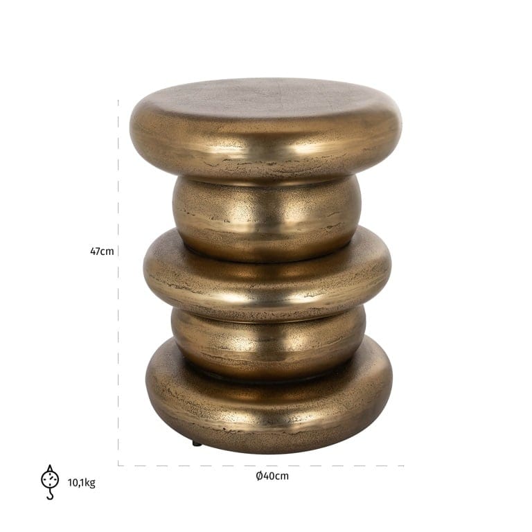 End table Ela (Gold).