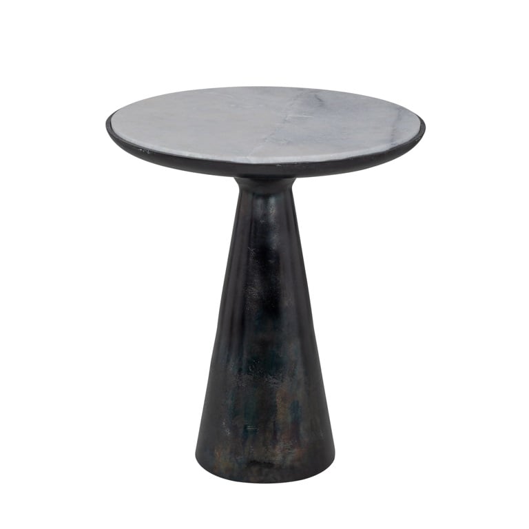 Richmond Interiors Living End table Ethan 46Ø black (Black) House of Isabella UK