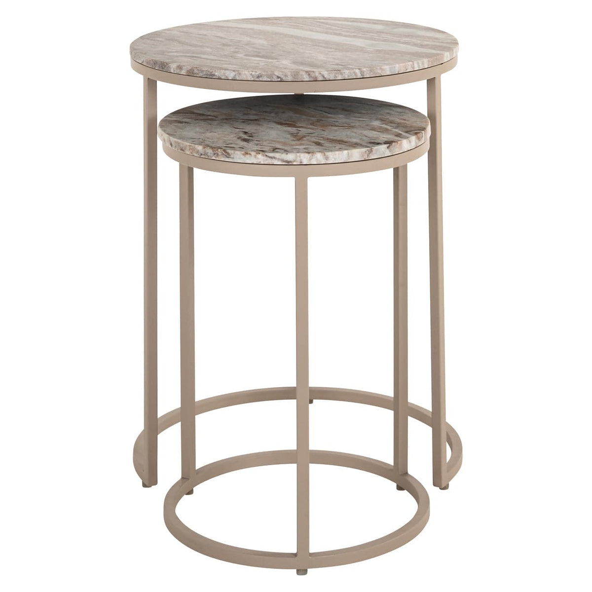 Richmond Interiors Living End table Fairfax stone (Set of 2) House of Isabella UK