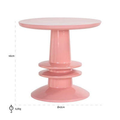 Richmond Interiors Living End table Josy (Pink) House of Isabella UK