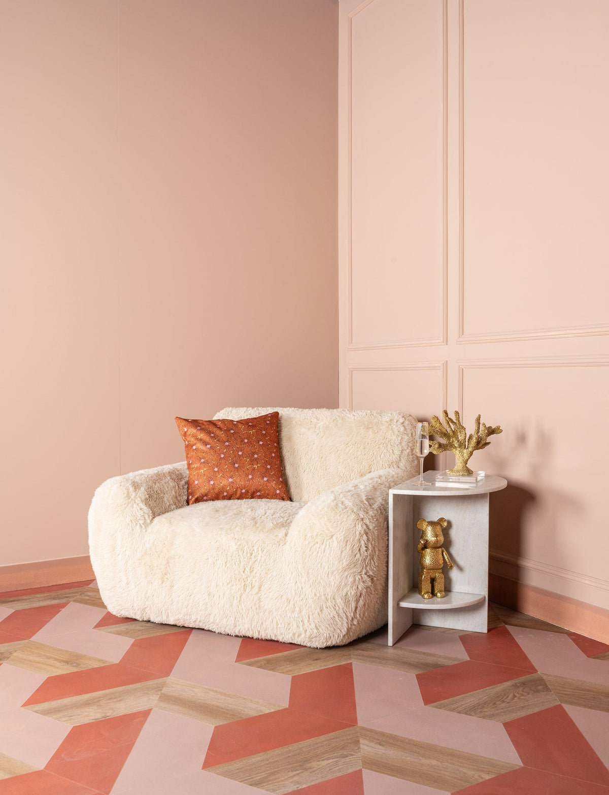 Richmond Interiors Living End table Lansky (Beige) House of Isabella UK