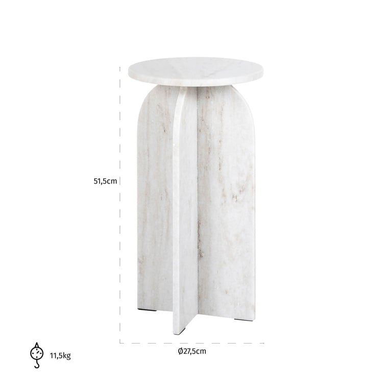 End table Luciano (Beige).