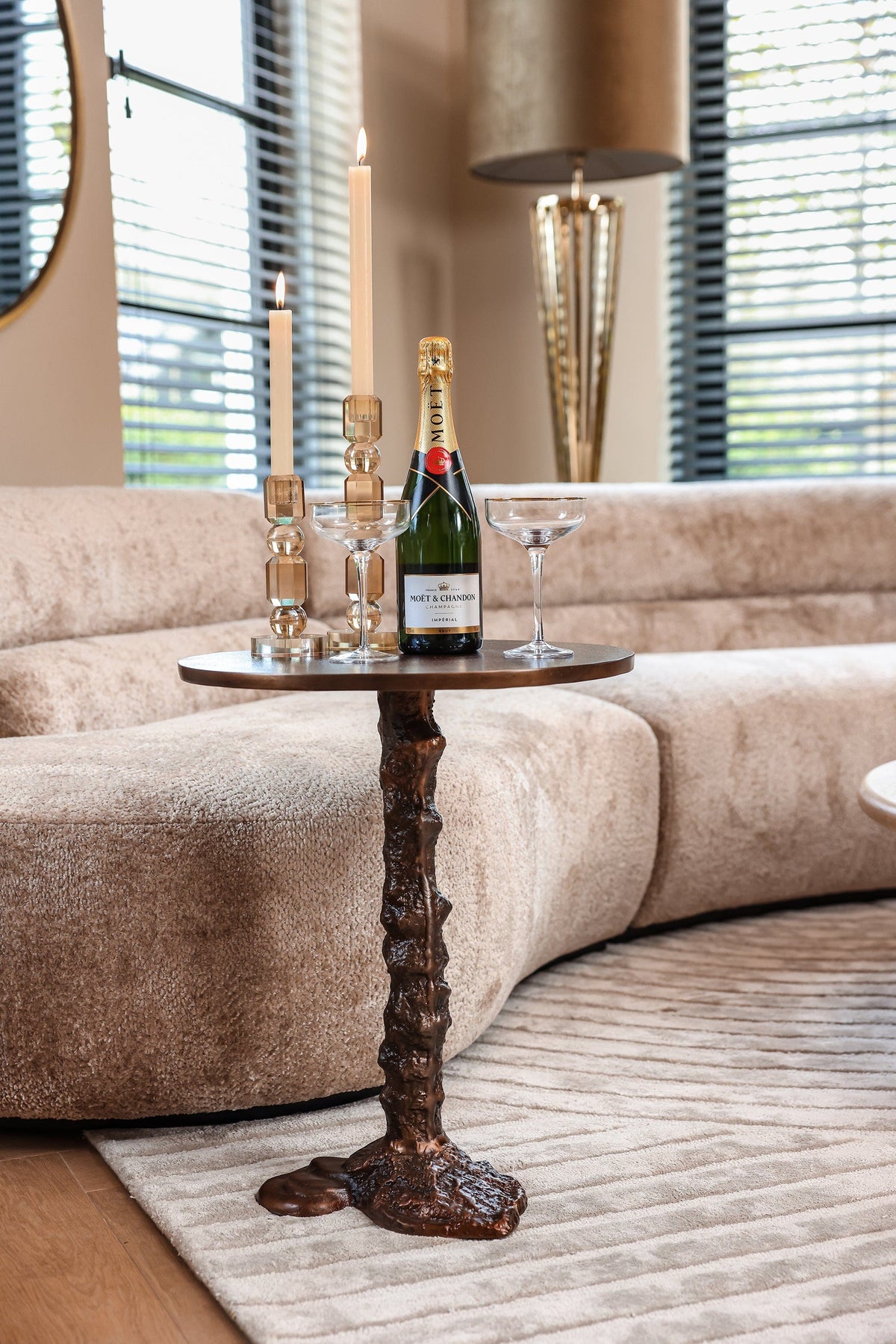 Richmond Interiors Living End table Misty (Bronze) House of Isabella UK