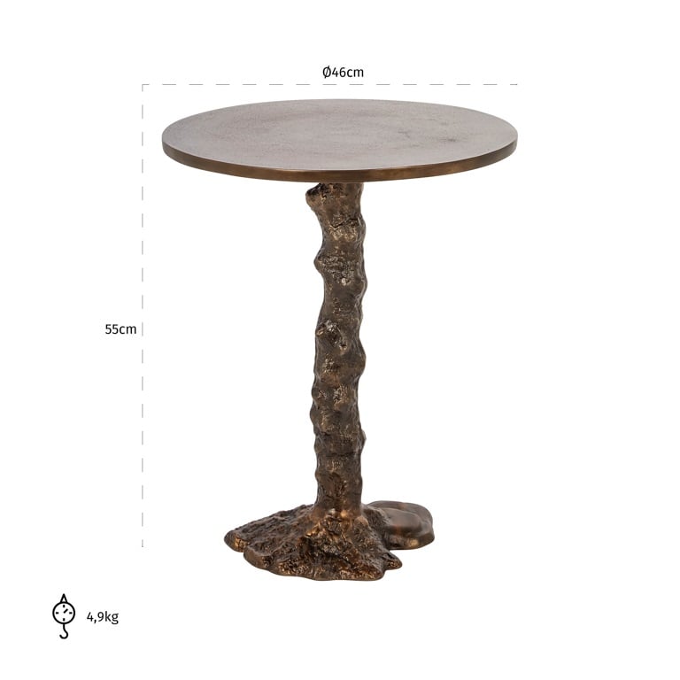 End table Misty (Bronze).