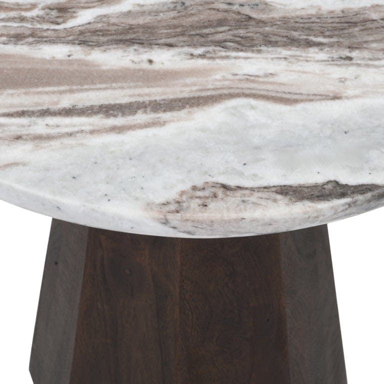 Richmond Interiors Living End table Oberoy 45Ø (Brown) House of Isabella UK