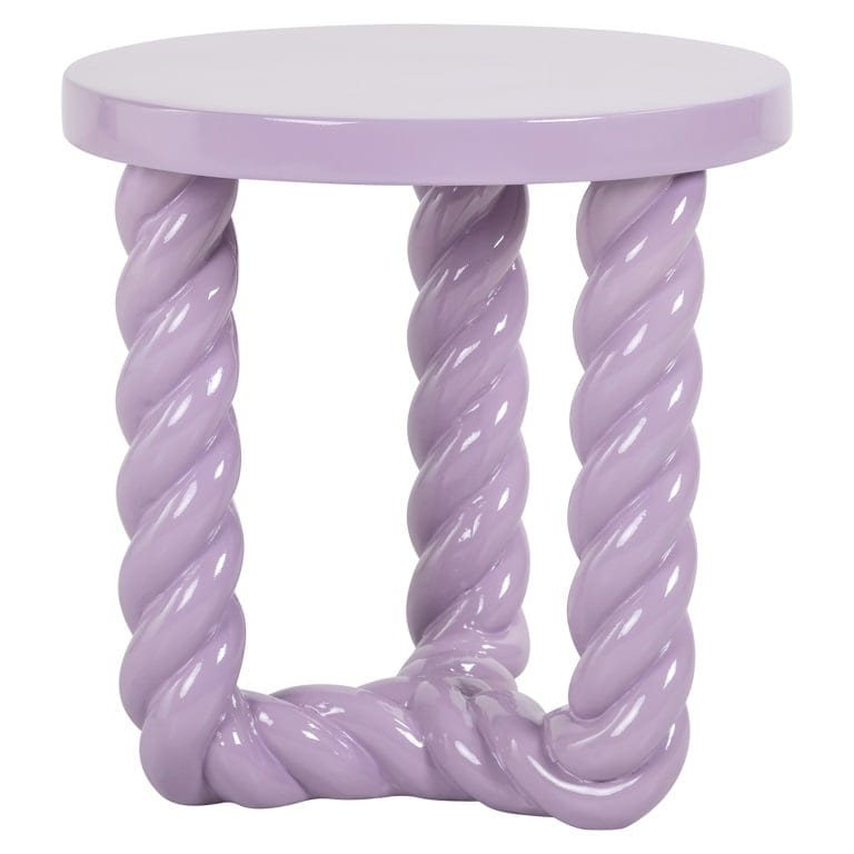 End table Rosly purple.