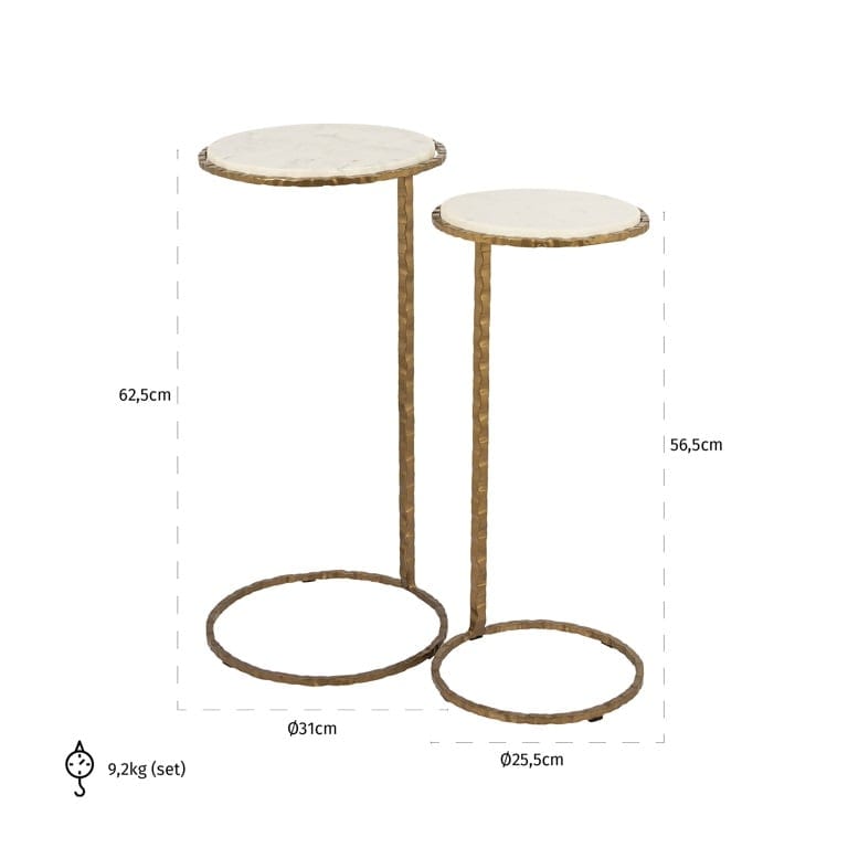 Richmond Interiors Living End table Scofield set of 2 House of Isabella UK