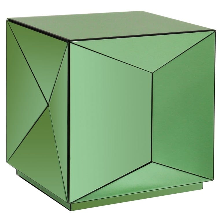 End table Shifra mirror green.
