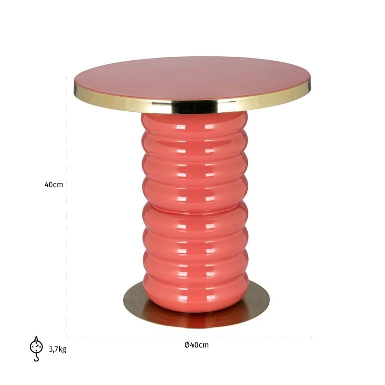 Richmond Interiors Living End table Shirin (Pink) House of Isabella UK