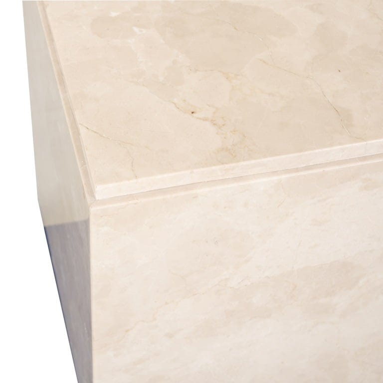 Richmond Interiors Living End table Stanford Dyna square cube (Beige) House of Isabella UK