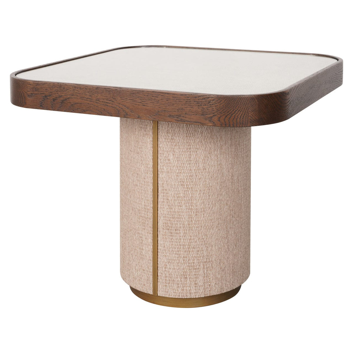 Richmond Interiors Living End table Willox brown  including glass House of Isabella UK