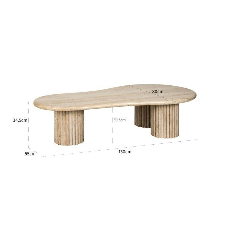 La Cantera organic coffee table.
