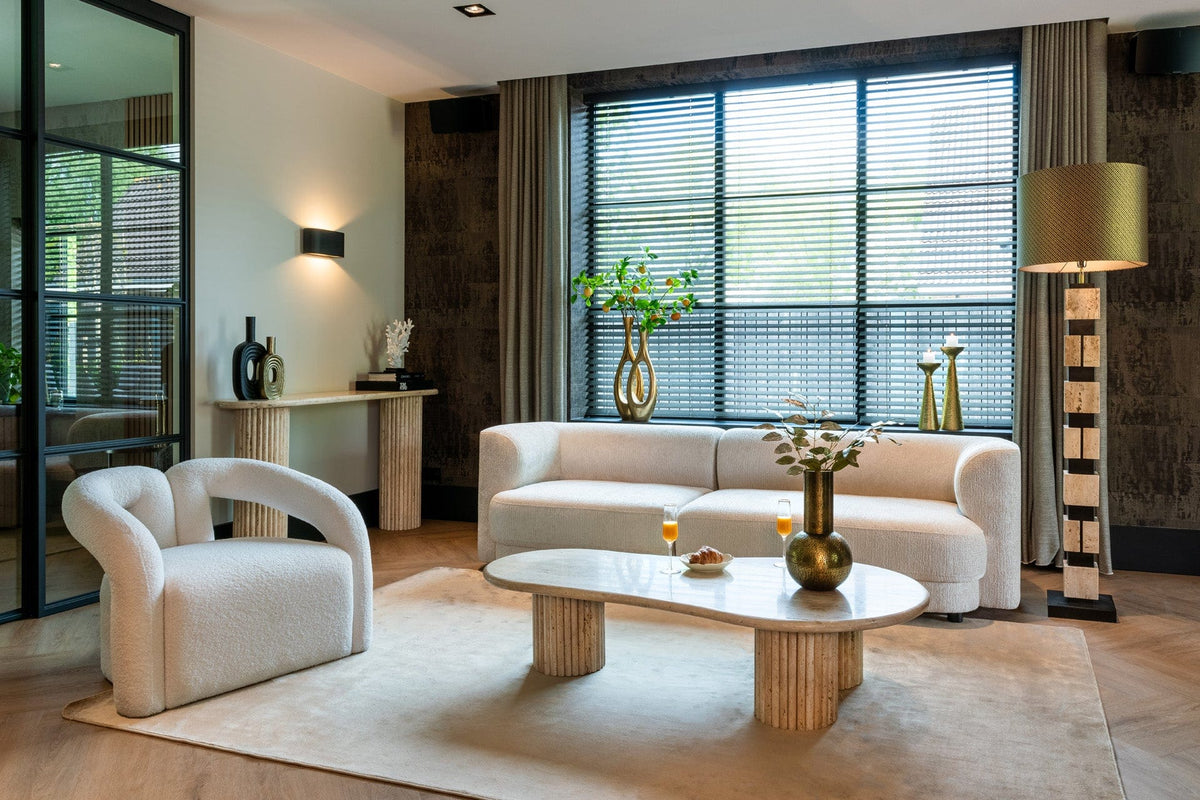 Richmond Interiors Living La Cantera oval console table House of Isabella UK