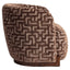 Richmond Interiors Living Lounge chair Hannah brown labyrinth fire retardant House of Isabella UK