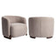 Richmond Interiors Living Lounge chair Hannah mocca chunky fire retardant House of Isabella UK