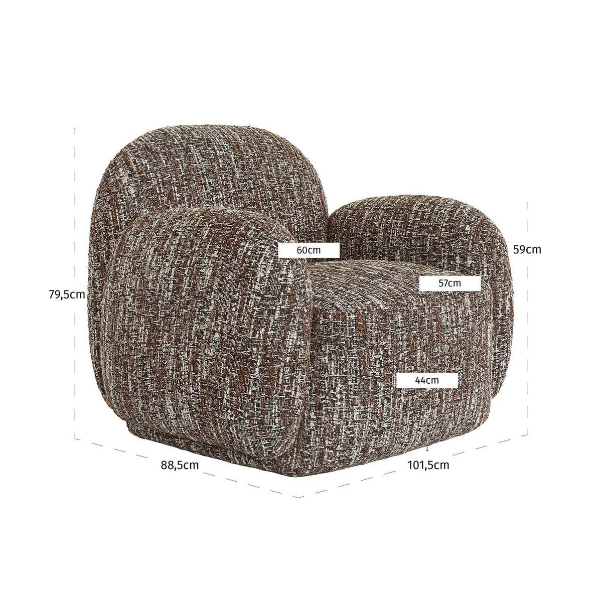 Richmond Interiors Living Lounge chair Roxy terra magic fire retardant House of Isabella UK