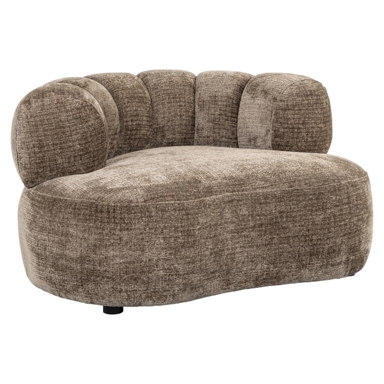 Richmond Interiors Living Lounge love chair Penelope stone fire retardant (Niagara 104 Stone Chenille) House of Isabella UK