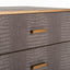 Richmond Interiors Living Multi drawer cabinet Classio brushed gold House of Isabella UK