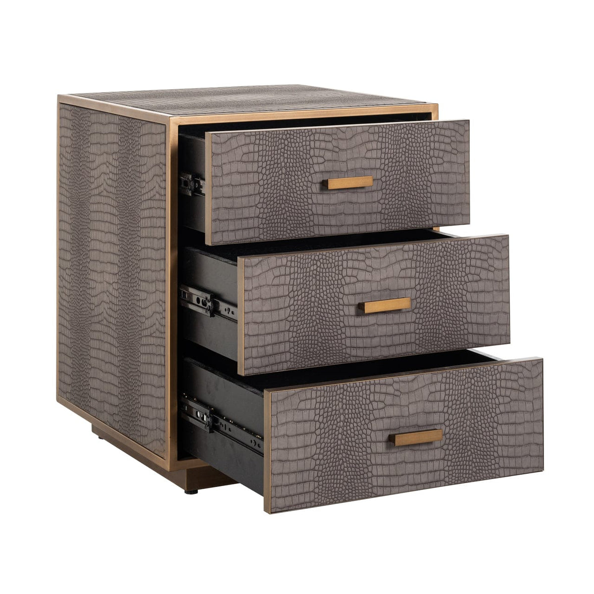 Richmond Interiors Living Multi drawer cabinet Classio brushed gold House of Isabella UK