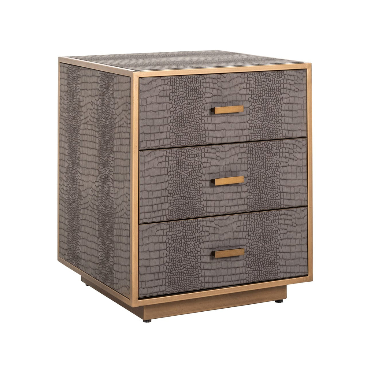 Richmond Interiors Living Multi drawer cabinet Classio brushed gold House of Isabella UK