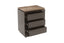 Richmond Interiors Living Nightstand Russo brown 3-drawers House of Isabella UK
