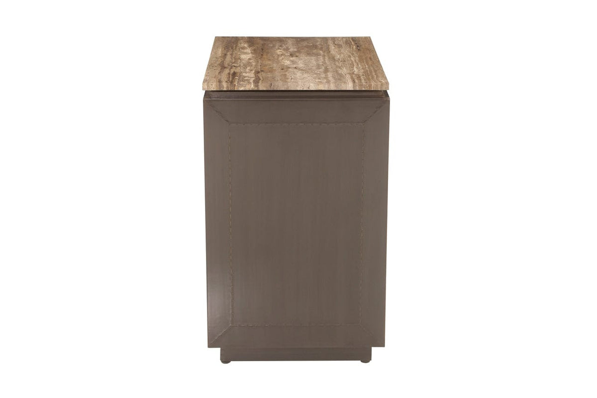 Richmond Interiors Living Nightstand Russo brown 3-drawers House of Isabella UK