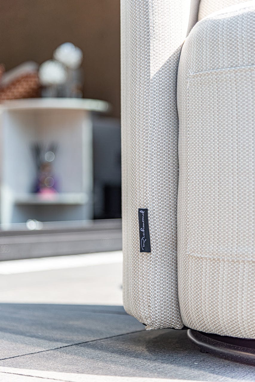 Richmond Interiors Living Outdoor dining chair Marlin beige swivel House of Isabella UK