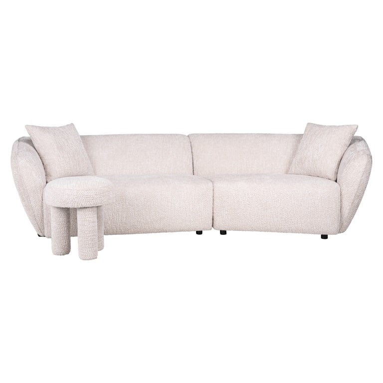 Pouffe Pommery lovely cream (Be Lovely 11 Cream).