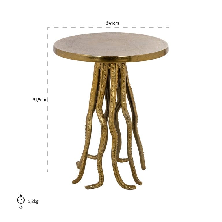 Side table Macey (Gold).